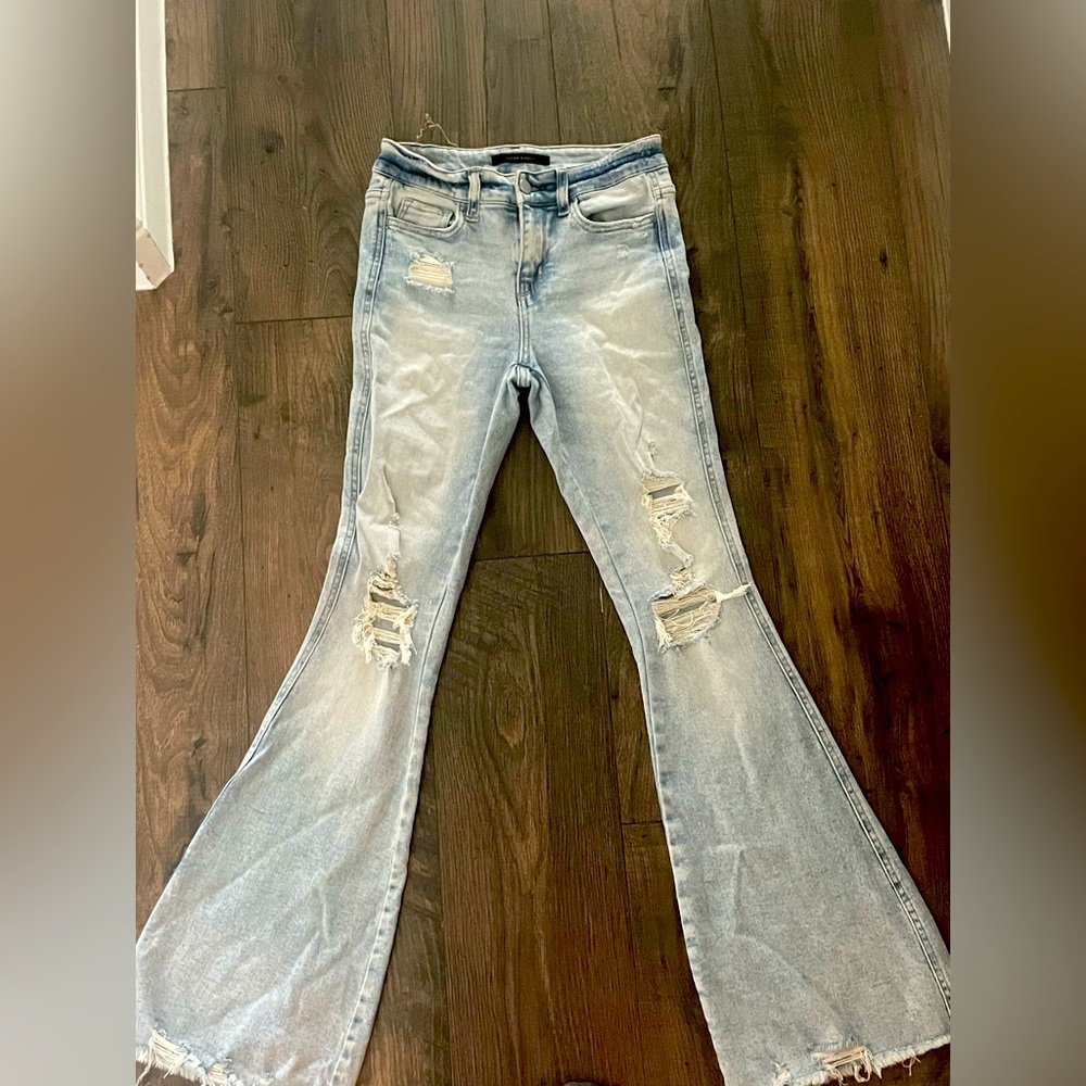 Flying monkey flare jeans size 24